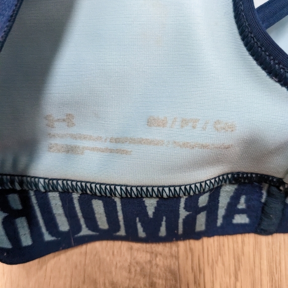 Under Armour Blue Sports Bra - Picture 3 of 5